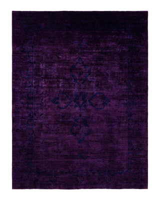 Vibrance, One-of-a-Kind Hand-Knotted Area Rug - Red, 8' 10" x 11' 8" - Solo Rugs