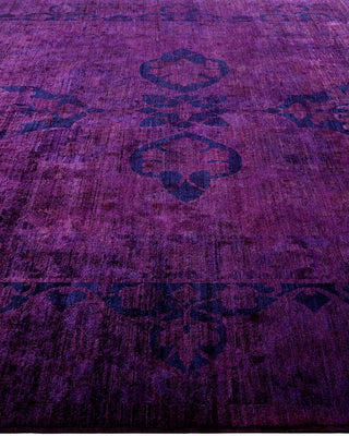 Vibrance, One-of-a-Kind Hand-Knotted Area Rug - Red, 8' 10" x 11' 8" - Solo Rugs