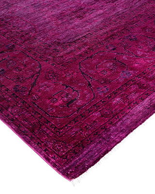 Vibrance, One-of-a-Kind Hand-Knotted Area Rug - Red, 9' 0" x 11' 8" - Solo Rugs
