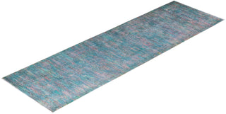Vibrance, One-of-a-Kind Hand-Knotted Runner Rug - Multi, 3' 1" x 10' 7" - Solo Rugs