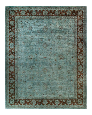Vibrance, One-of-a-Kind Handmade Area Rug - Blue, 11' 9" x 14' 9" - Solo Rugs