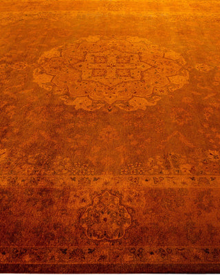 Vibrance, One-of-a-Kind Handmade Area Rug - Brown, 9' 4" x 12' 4" - Solo Rugs