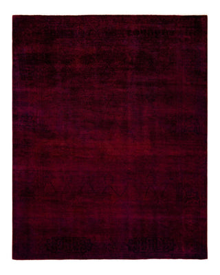 Vibrance, One-of-a-Kind Handmade Area Rug - Red, 8' 1" x 10' 1" - Solo Rugs