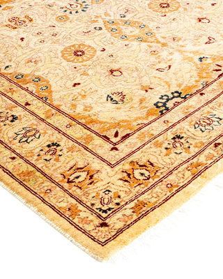 Traditional Mogul Ivory Wool Area Rug 3' 1" x 5' 2" - Solo Rugs