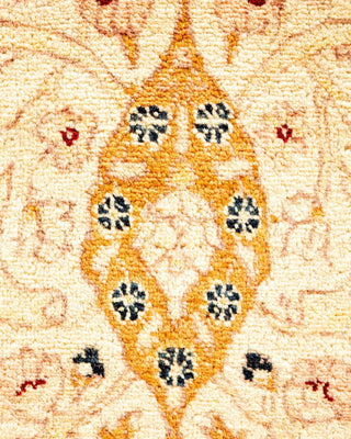 Traditional Mogul Ivory Wool Area Rug 3' 1" x 5' 2" - Solo Rugs