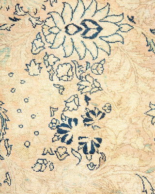 Traditional Mogul Beige Wool Area Rug 6' 2" x 9' 0" - Solo Rugs