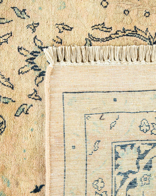 Traditional Mogul Beige Wool Area Rug 6' 2" x 9' 0" - Solo Rugs