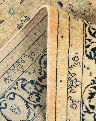 Traditional Mogul Beige Wool Area Rug 6' 2" x 9' 0" - Solo Rugs