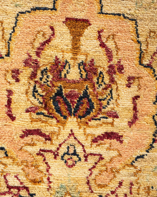 Traditional Mogul Red Wool Area Rug 7' 10" x 10' 2" - Solo Rugs