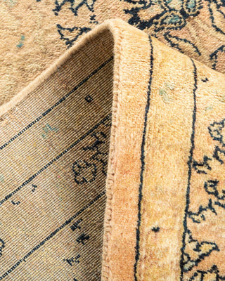 Traditional Mogul Beige Wool Area Rug 6' 2" x 9' 3" - Solo Rugs
