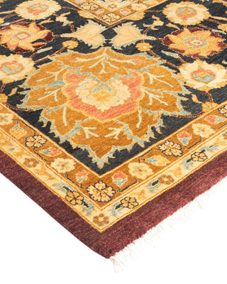 Traditional Mogul Red Wool Area Rug 10' 0" x 16' 7" - Solo Rugs