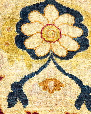 Traditional Mogul Blue Wool Area Rug 8' 1" x 10' 7" - Solo Rugs