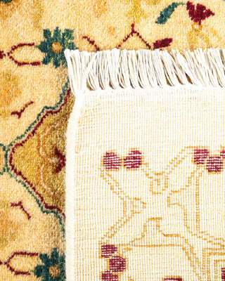 Traditional Mogul Ivory Wool Area Rug 8' 3" x 10' 3" - Solo Rugs