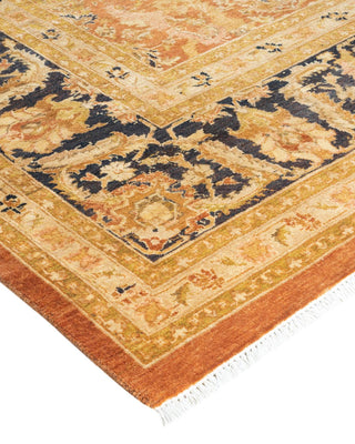 Traditional Mogul Brown Wool Area Rug 8' 2" x 10' 8" - Solo Rugs