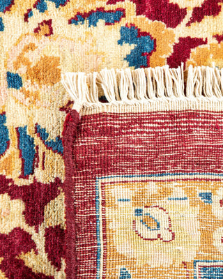 Traditional Mogul Red Wool Area Rug 7' 10" x 10' 4" - Solo Rugs