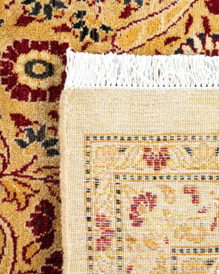 Traditional Mogul Ivory Wool Area Rug 9' 1" x 12' 10" - Solo Rugs