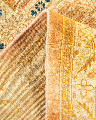 Traditional Mogul Pink Wool Area Rug 8' 3" x 10' 1" - Solo Rugs