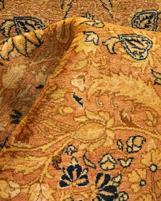 Traditional Mogul Beige Wool Area Rug 4' 3" x 6' 2" - Solo Rugs