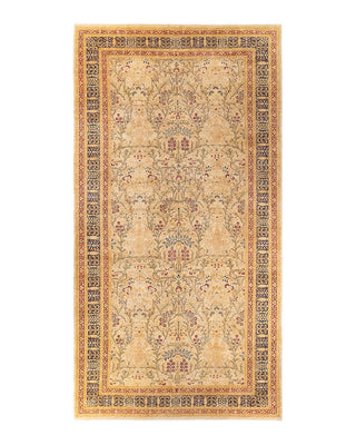 Traditional Mogul Ivory Wool Area Rug 8' 2" x 15' 10" - Solo Rugs