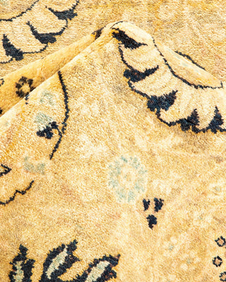 Traditional Mogul Ivory Wool Area Rug 8' 2" x 10' 1" - Solo Rugs