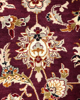Traditional Mogul Red Wool Area Rug 9' 2" x 11' 8" - Solo Rugs