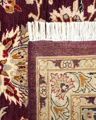 Traditional Mogul Red Wool Area Rug 9' 2" x 11' 8" - Solo Rugs