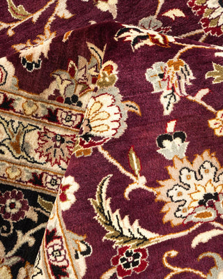 Traditional Mogul Red Wool Area Rug 9' 2" x 11' 8" - Solo Rugs
