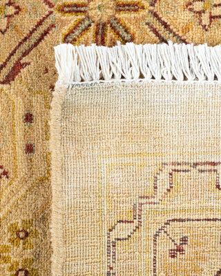 Traditional Mogul Ivory Wool Area Rug 8' 3" x 10' 3" - Solo Rugs