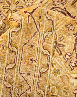 Traditional Mogul Ivory Wool Area Rug 8' 3" x 10' 3" - Solo Rugs