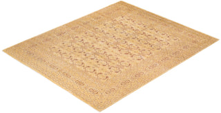 Traditional Mogul Ivory Wool Area Rug 8' 3" x 10' 3" - Solo Rugs