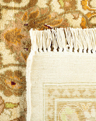 Traditional Mogul Ivory Wool Area Rug 10' 1" x 14' 2" - Solo Rugs