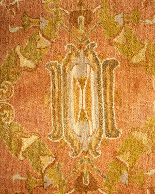 Traditional Mogul Brown Wool Area Rug 8' 2" x 10' 3" - Solo Rugs
