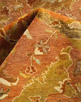 Traditional Mogul Brown Wool Area Rug 8' 2" x 10' 3" - Solo Rugs