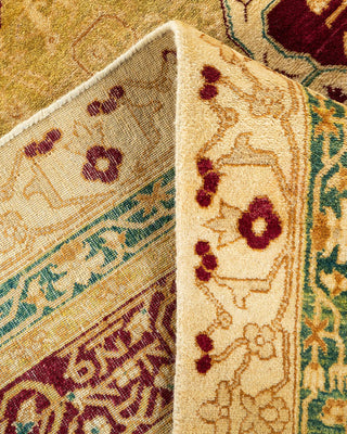 Traditional Mogul Ivory Wool Area Rug 8' 2" x 10' 5" - Solo Rugs