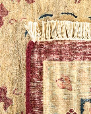 Traditional Mogul Red Wool Area Rug 7' 10" x 10' 2" - Solo Rugs