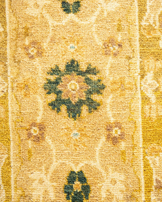 Traditional Mogul Brown Wool Area Rug 6' 0" x 9' 5" - Solo Rugs