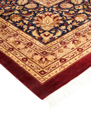 Traditional Mogul Red Wool Area Rug 12' 1" x 18' 8" - Solo Rugs