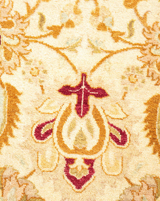 Traditional Mogul Ivory Wool Area Rug 3' 2" x 5' 2" - Solo Rugs