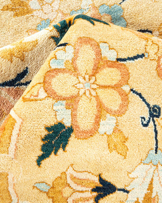 Traditional Mogul Ivory Wool Area Rug 8' 1" x 10' 4" - Solo Rugs