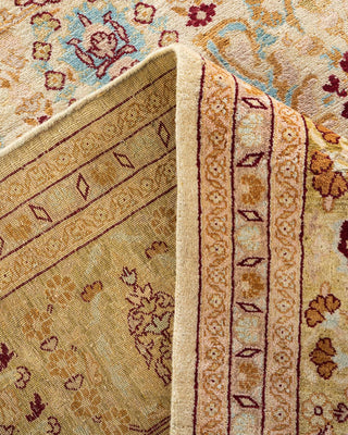 Traditional Mogul Ivory Wool Area Rug 8' 0" x 10' 4" - Solo Rugs