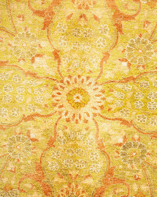 Traditional Mogul Brown Wool Area Rug 8' 4" x 10' 4" - Solo Rugs