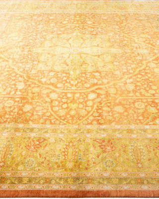 Traditional Mogul Brown Wool Area Rug 8' 4" x 10' 4" - Solo Rugs