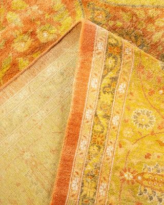 Traditional Mogul Brown Wool Area Rug 8' 4" x 10' 4" - Solo Rugs