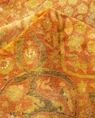 Traditional Mogul Brown Wool Area Rug 8' 4" x 10' 4" - Solo Rugs