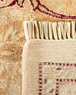 Traditional Mogul Beige Wool Area Rug 8' 10" x 12' 9" - Solo Rugs