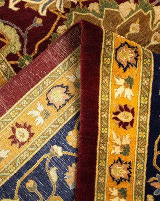 Traditional Mogul Red Wool Area Rug 12' 2" x 17' 7" - Solo Rugs