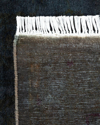 Contemporary Fine Vibrance Gray Wool Area Rug 9' 0" x 12' 1" - Solo Rugs