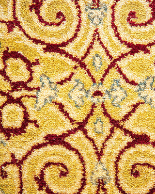 Traditional Mogul Ivory Wool Area Rug 8' 0" x 10' 4" - Solo Rugs