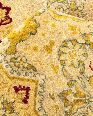 Traditional Mogul Ivory Wool Area Rug 8' 0" x 10' 4" - Solo Rugs