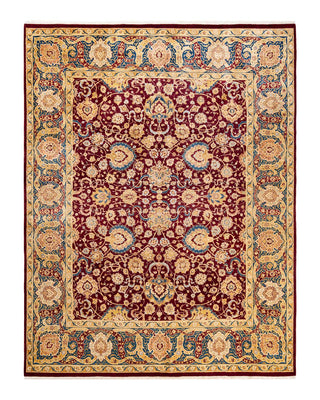 Mogul, One-of-a-Kind Hand-Knotted Area Rug - Red, 8' 1" x 10' 5" - Solo Rugs